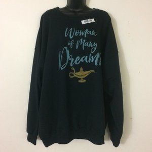 Jerzees Black Cotton Blend Sweatshirt 3X